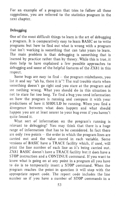 The Art of Programming the 16K ZX81 - Page 53