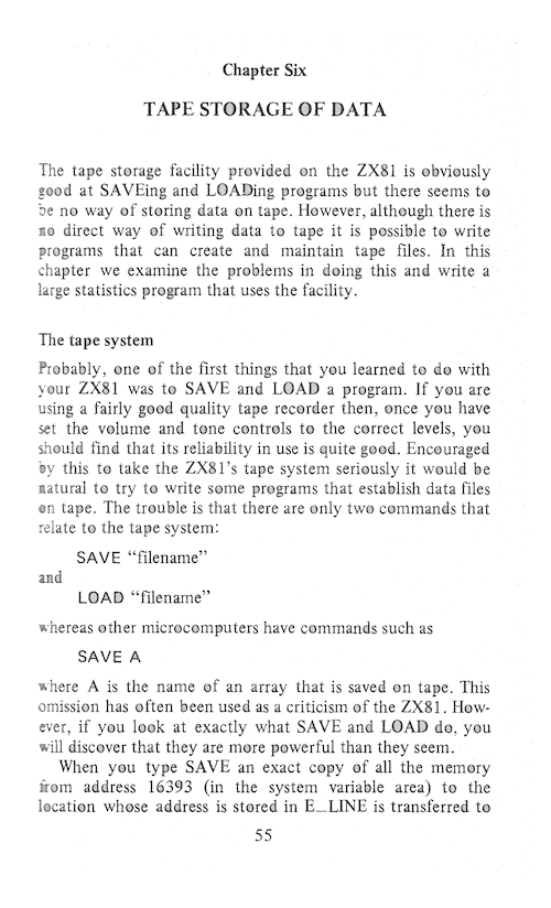 The Art of Programming the 16K ZX81 - Page 55