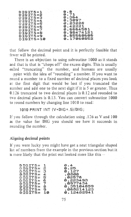 The Art of Programming the 16K ZX81 - Page 75