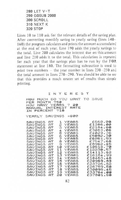 The Art of Programming the 16K ZX81 - Page 82