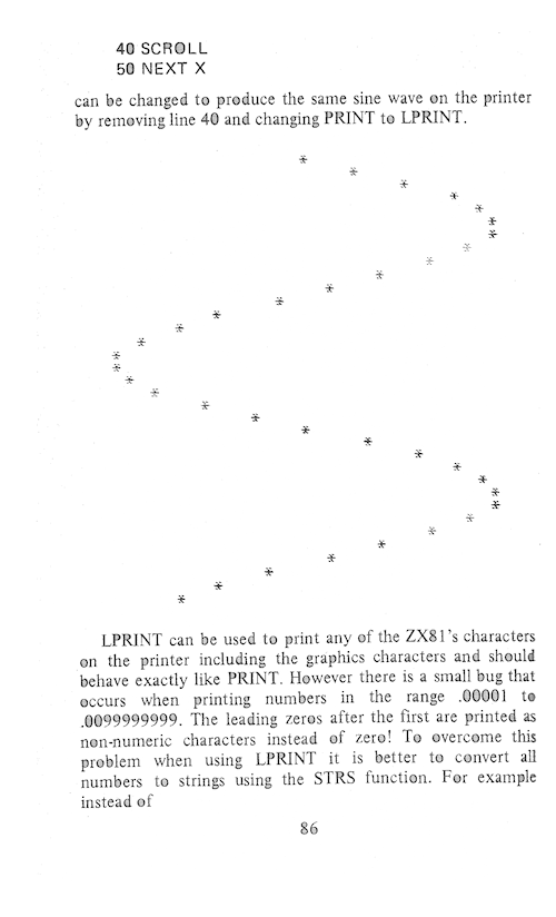 The Art of Programming the 16K ZX81 - Page 86