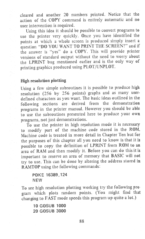 The Art of Programming the 16K ZX81 - Page 88