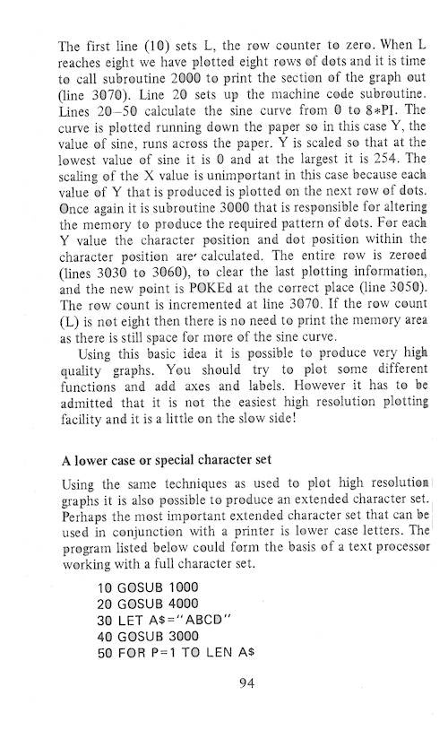 The Art of Programming the 16K ZX81 - Page 94