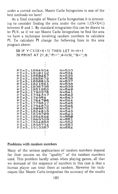 The Art of Programming the 16K ZX81 - Page 105