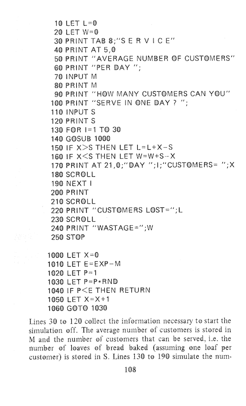 The Art of Programming the 16K ZX81 - Page 108