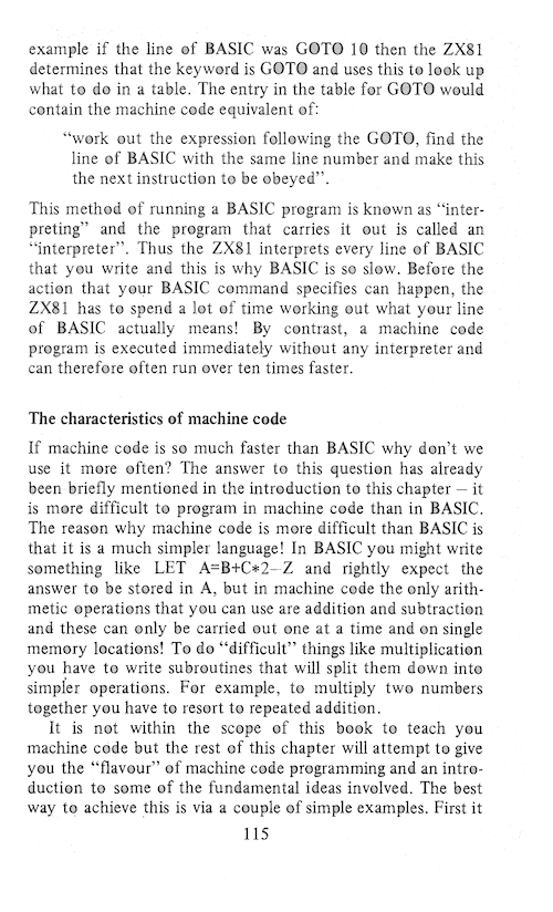 The Art of Programming the 16K ZX81 - Page 115