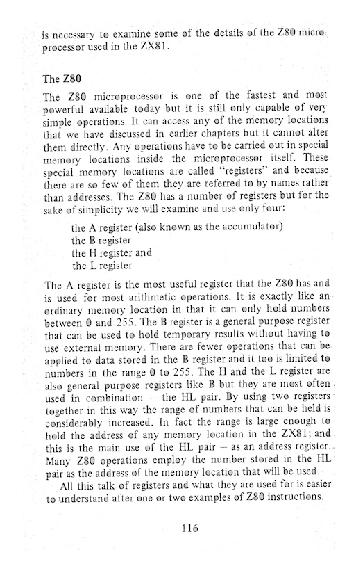 The Art of Programming the 16K ZX81 - Page 116