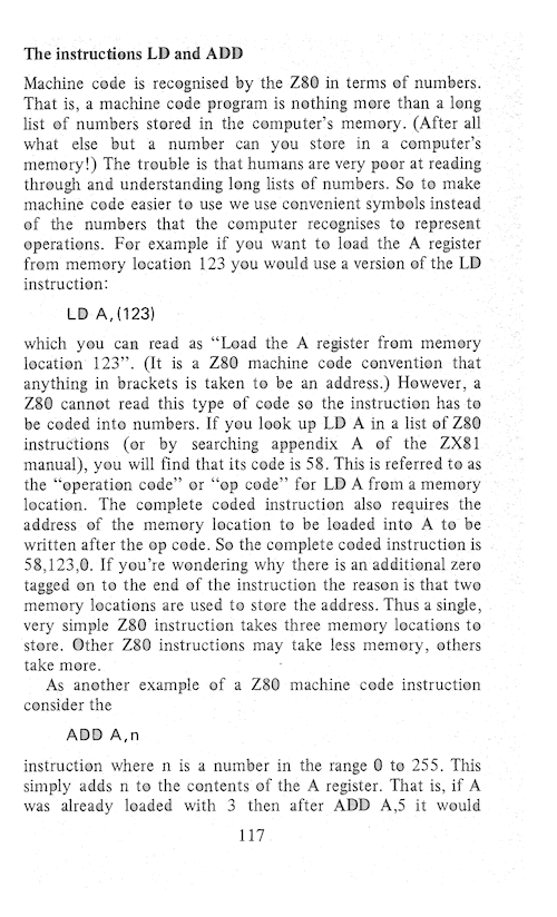 The Art of Programming the 16K ZX81 - Page 117