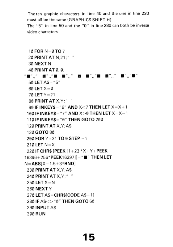30 Programs For The ZX81 - Page 15
