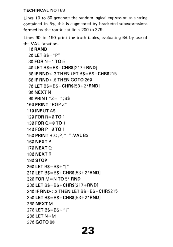 30 Programs For The ZX81 - Page 23