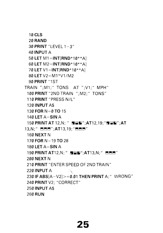 30 Programs For The ZX81 - Page 25