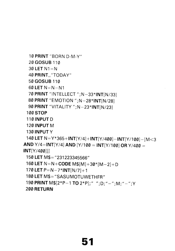 30 Programs For The ZX81 - Page 51