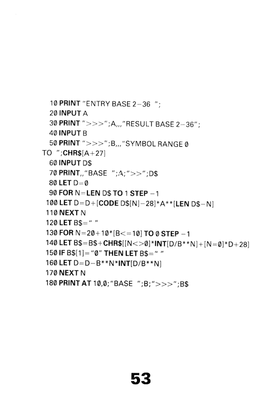 30 Programs For The ZX81 - Page 53