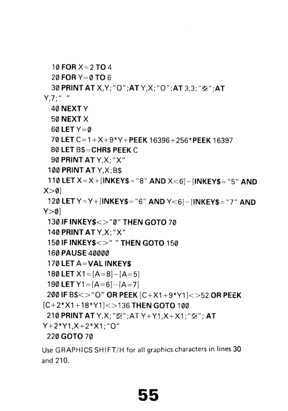 30 Programs For The ZX81 - Page 55