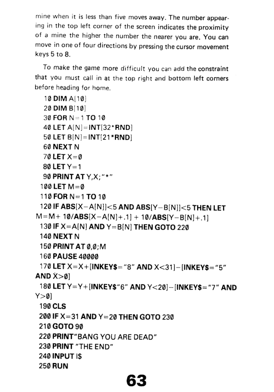 30 Programs For The ZX81 - Page 63