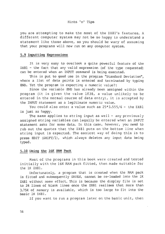 The ZX81 Pocket Book - Page 56