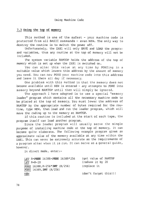 The ZX81 Pocket Book - Page 78