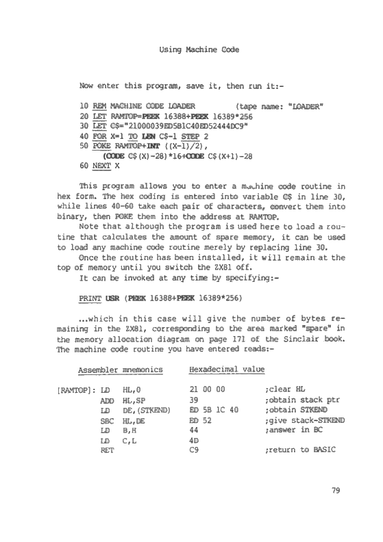The ZX81 Pocket Book - Page 79