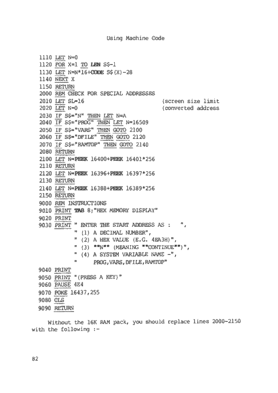 The ZX81 Pocket Book - Page 82