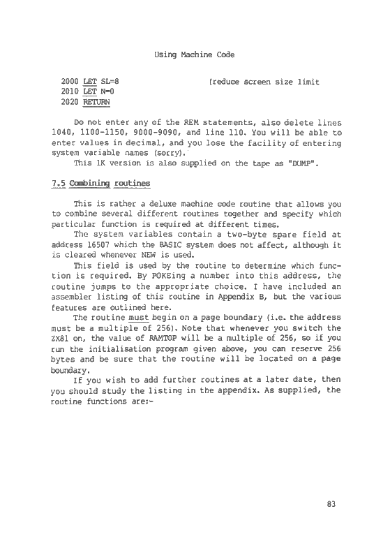 The ZX81 Pocket Book - Page 83