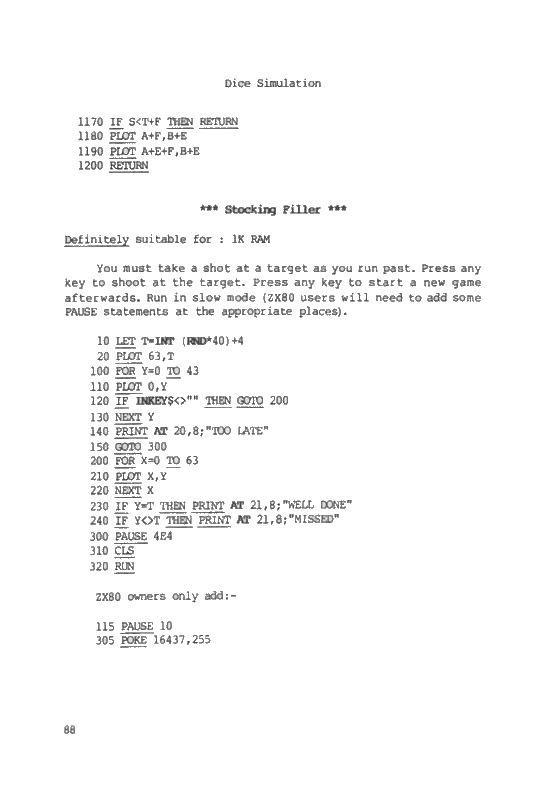 The ZX81 Pocket Book - Page 88