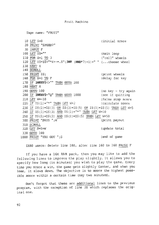 The ZX81 Pocket Book - Page 92