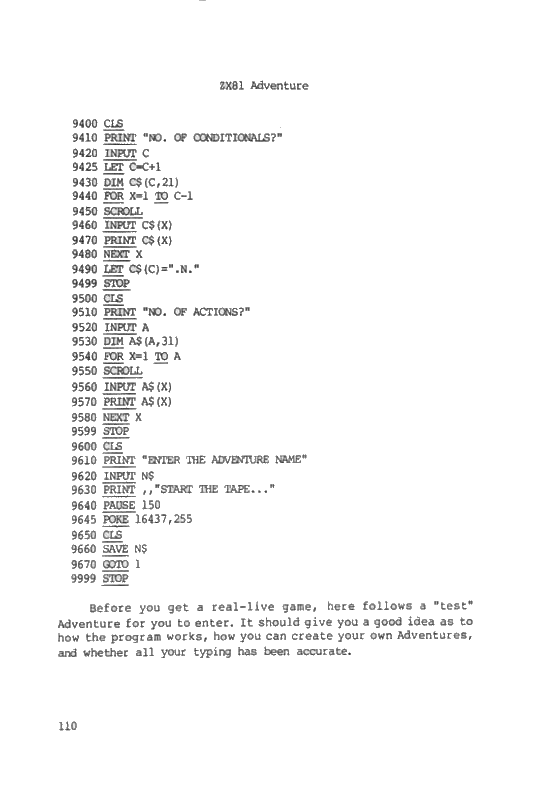 The ZX81 Pocket Book - Page 110