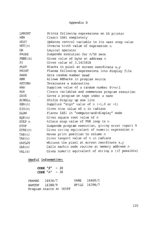 The ZX81 Pocket Book - Page 135